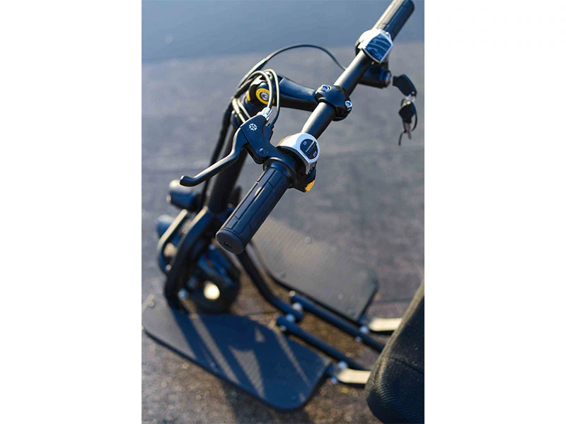 Foldable 3 wheel electric scooter mobility scooter black - Image 8