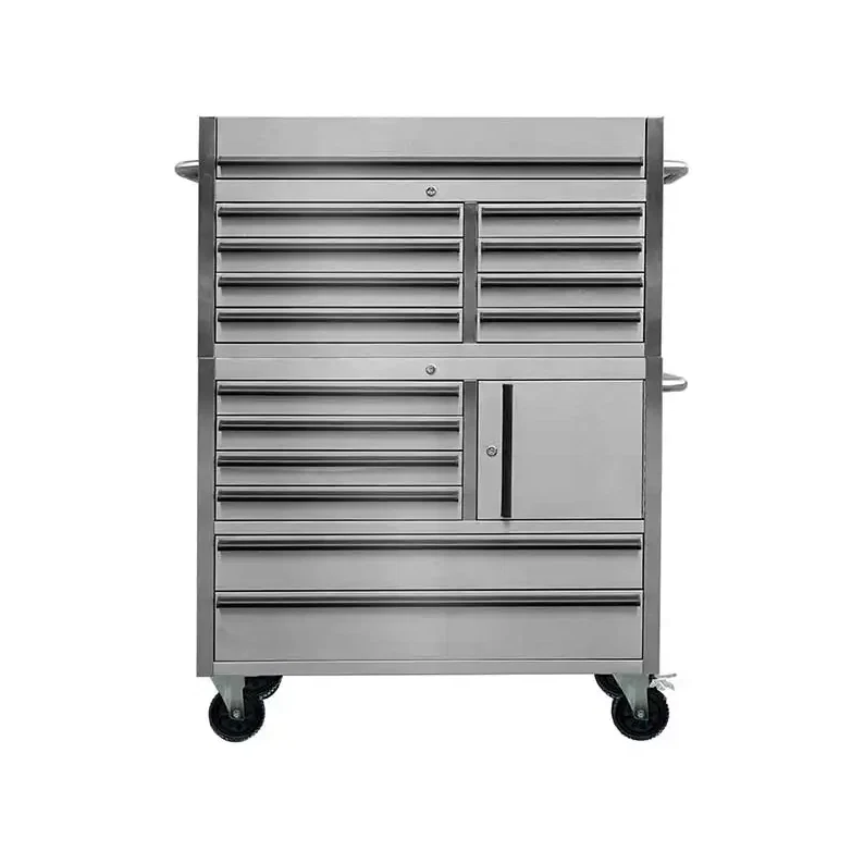 41 inch Stainless Steel 14 Drawer tool chest Tool Box Chest Cabinet - Image 3