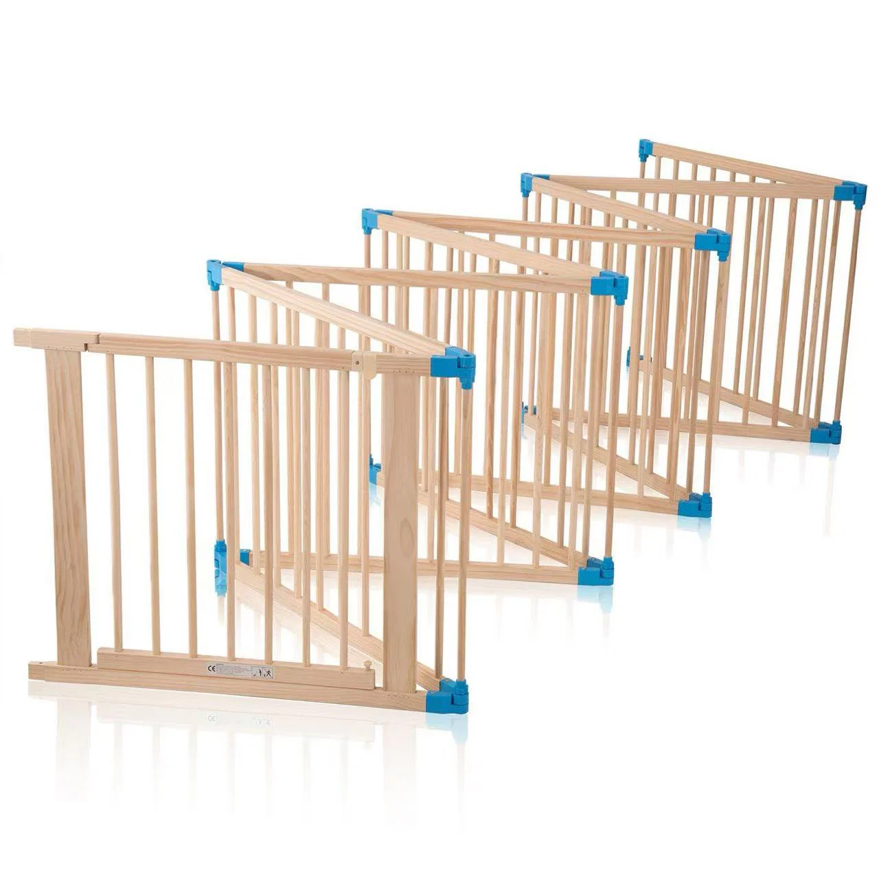 WOODEN BABY PLAYPEN 8PC - Image 6