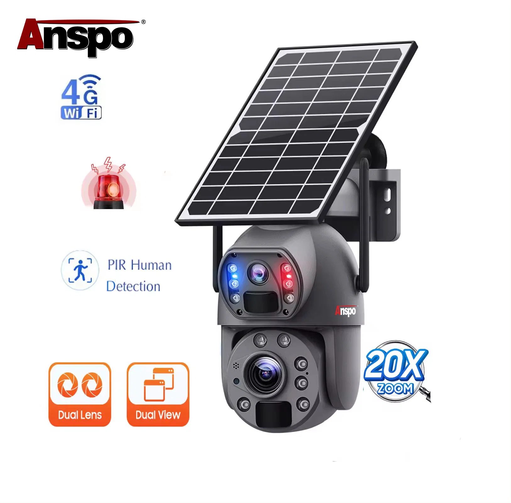 Dual camera 4G SIM SOLAR security camera wireless free batteries with 64GB card - Image 13