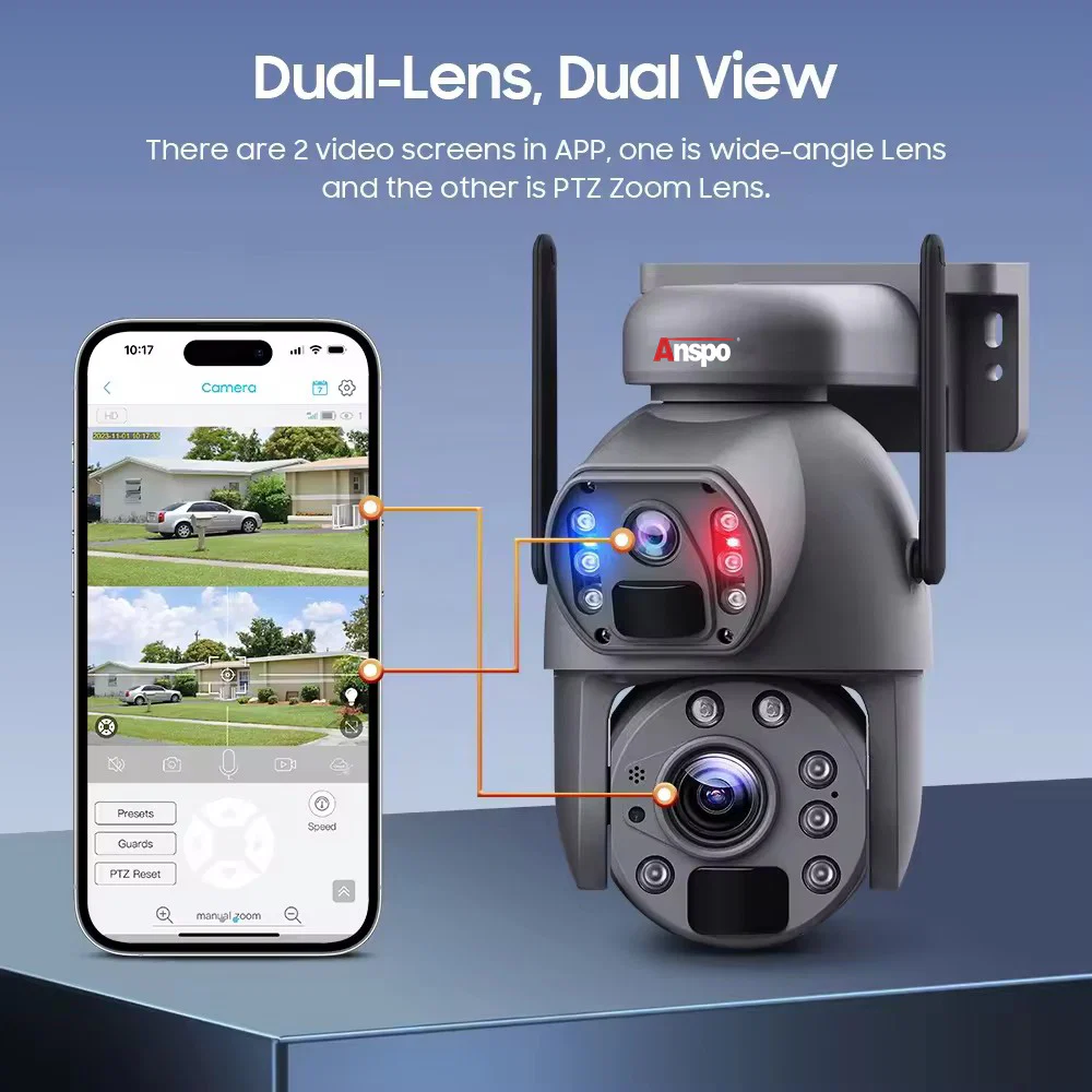 Dual camera 4G SIM SOLAR security camera wireless free batteries with 64GB card - Image 3