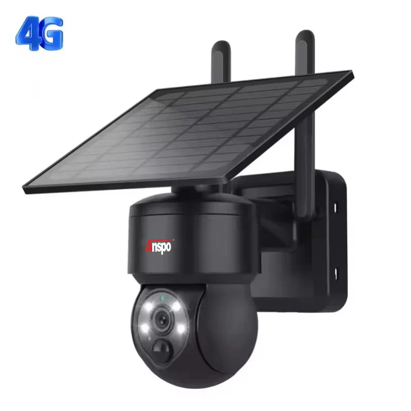 Anspo 4G SIM SOLAR security camera wireless free batteries and 64GB card Black - Image 5