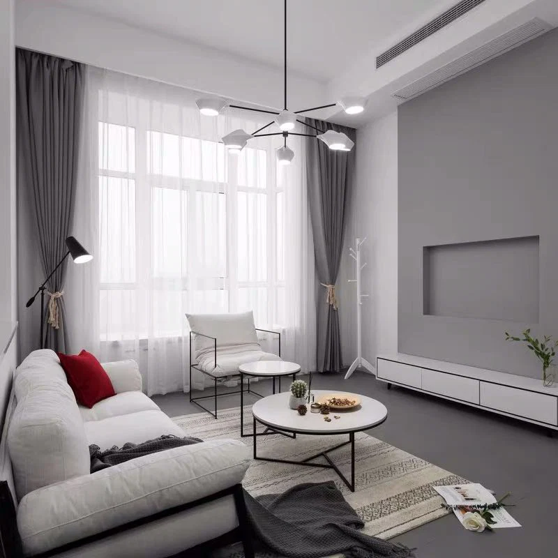 100% Blockout Grey Readymade Curtain drapes – 8 sizes - Image 5