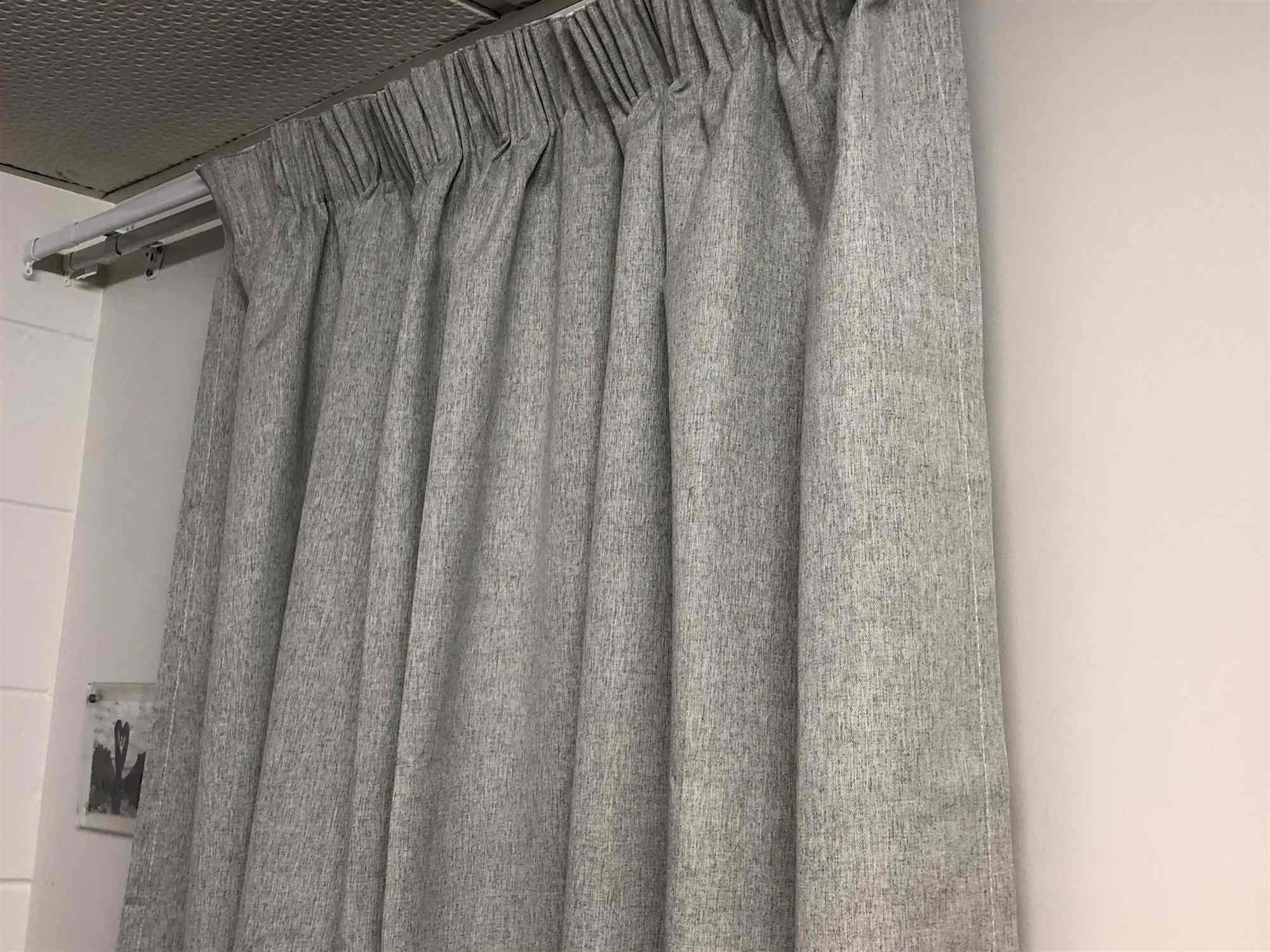 100% Blockout Grey Readymade Curtain drapes – 8 sizes - Image 7