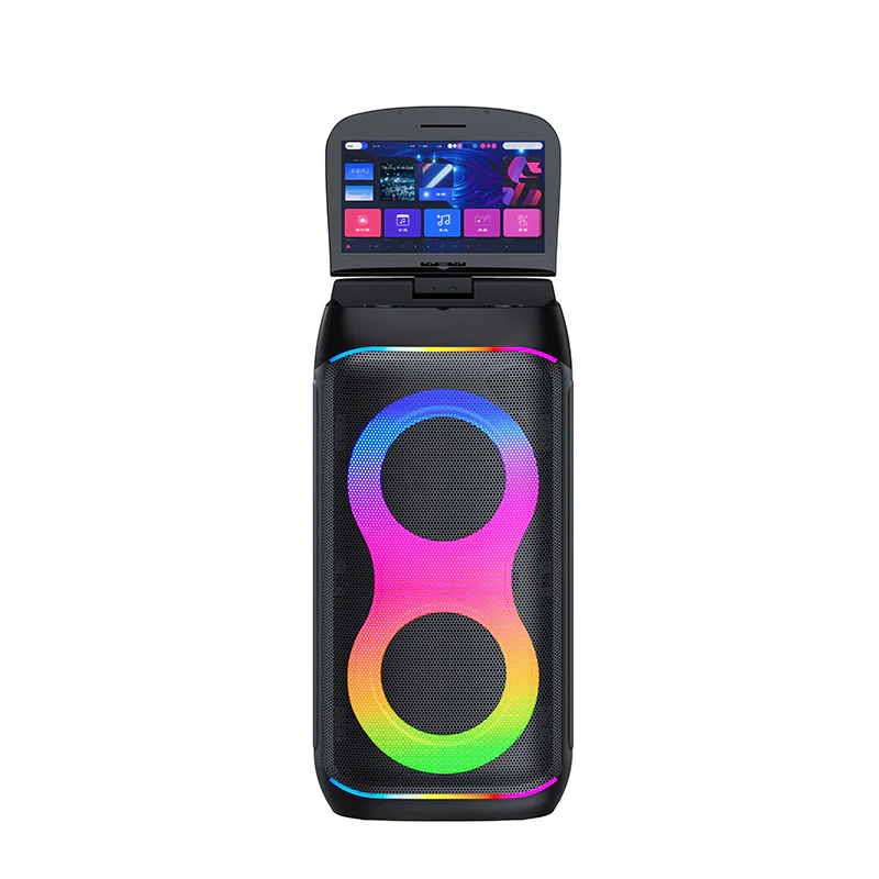 All in 1 Karaoke Machine Touch Screen, Bluetooth party speaker with Wireless microphone - Image 3