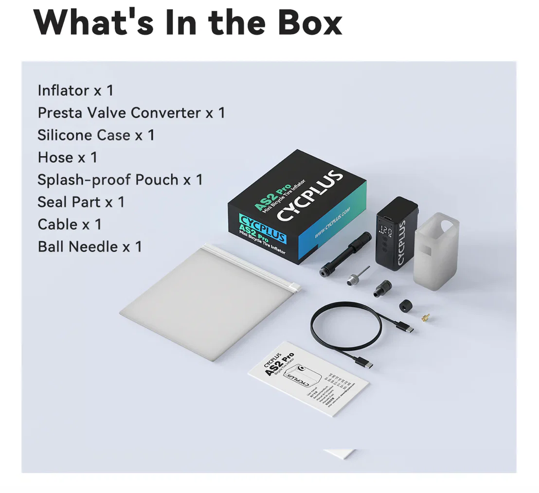 CYCPLUS AS2 Pro Bike E-Pump - Image 3