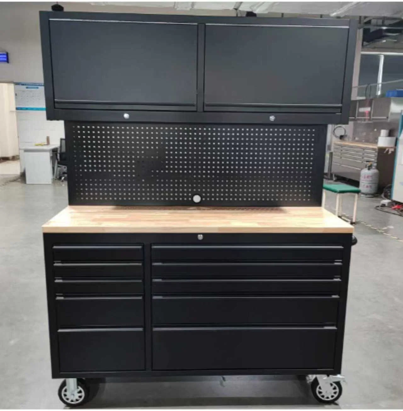 55 Inch 12 Drawers Black Tool Chest workbench - Image 3