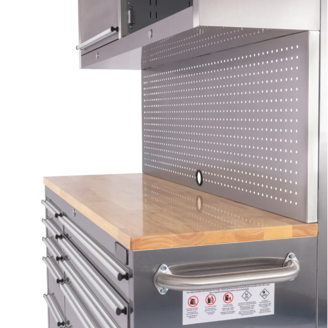 55 Inch 12 Drawers Stainless Steel Tool Chest workbench - Image 3