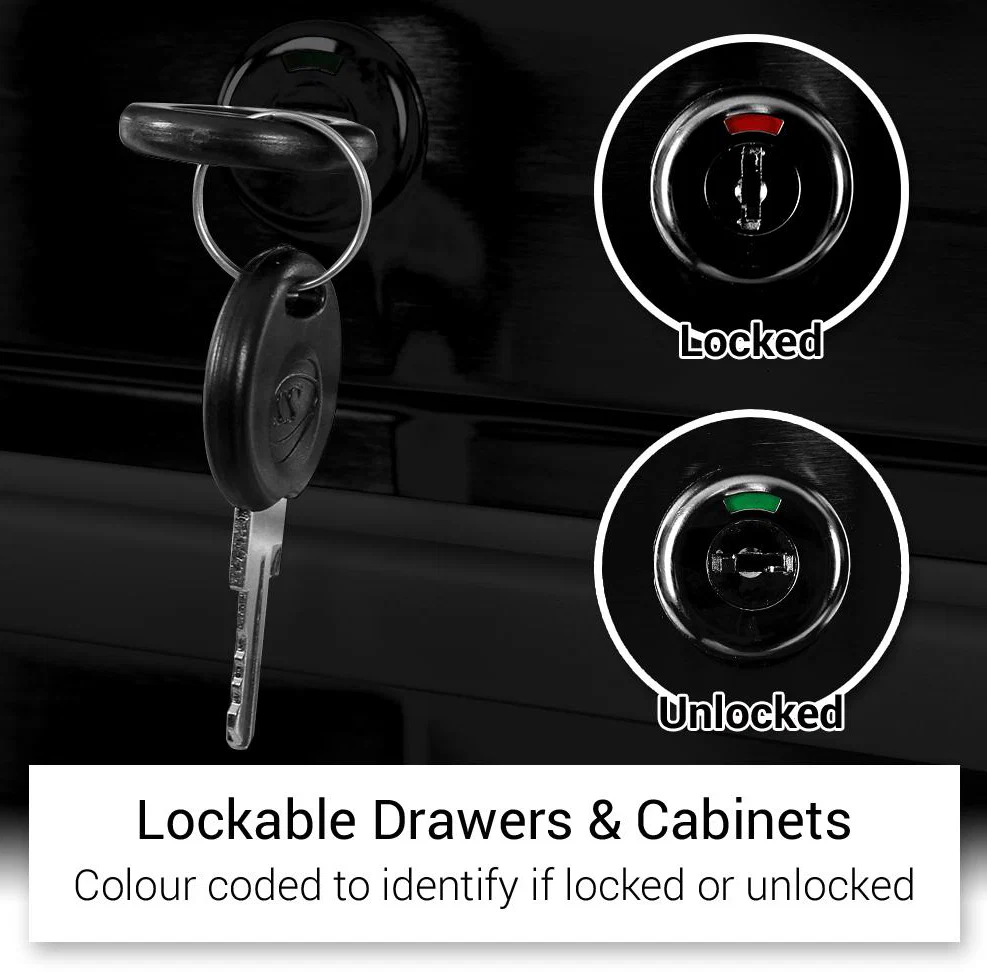 55 Inch 12 Drawers Stainless Steel Tool Chest workbench - Image 7