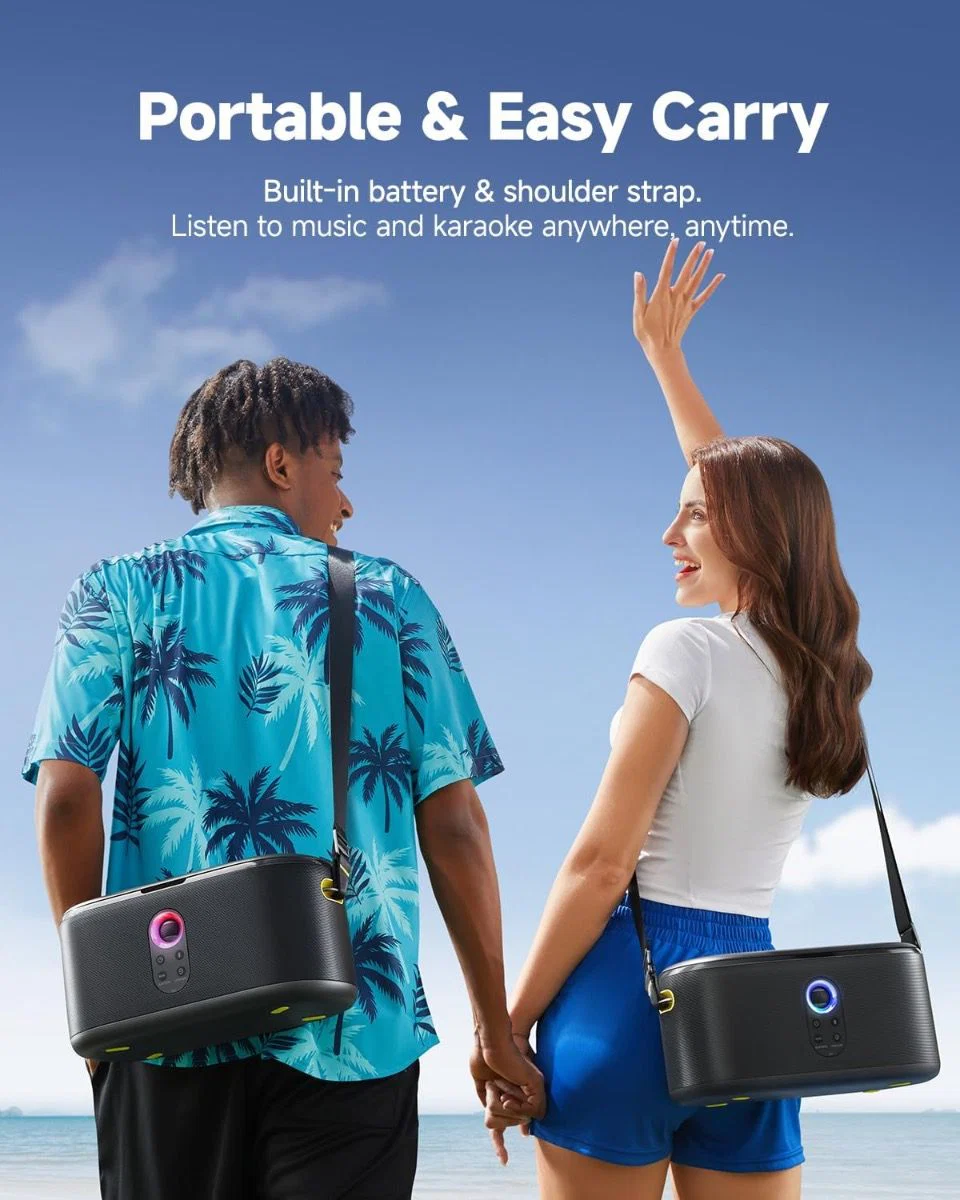 Ikarao S1 Karaoke Machine System With 10.1″ Touch Screen Wireless Mic - Image 5