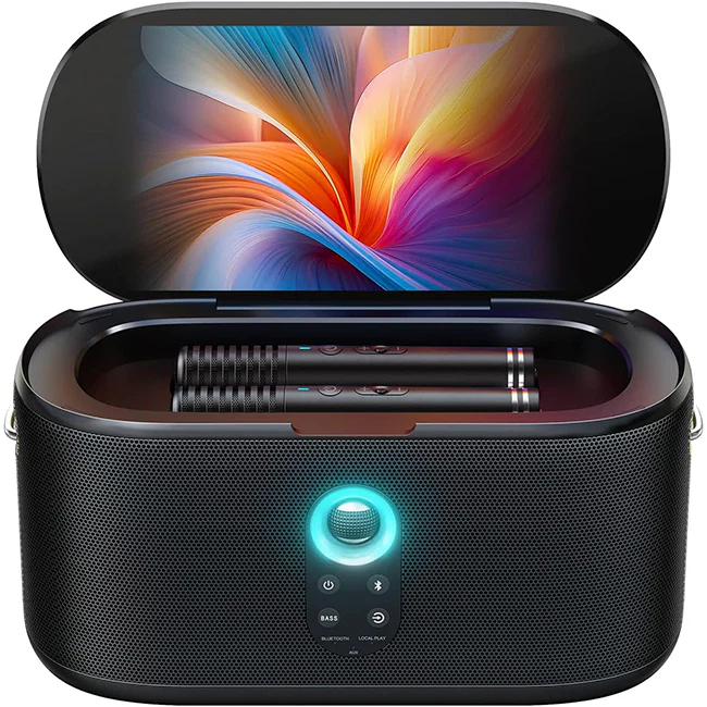 Ikarao S1 Karaoke Machine System With 10.1″ Touch Screen Wireless Mic - Image 9