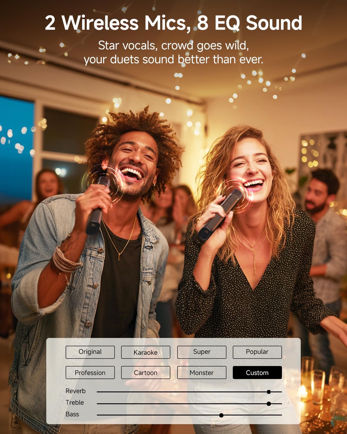 Ikarao S3 Karaoke Machine System With 7″ Touch Screen Wireless Mic - Image 14