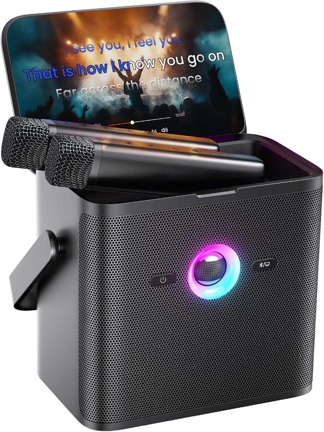 Ikarao S3 Karaoke Machine System With 7″ Touch Screen Wireless Mic - Image 15