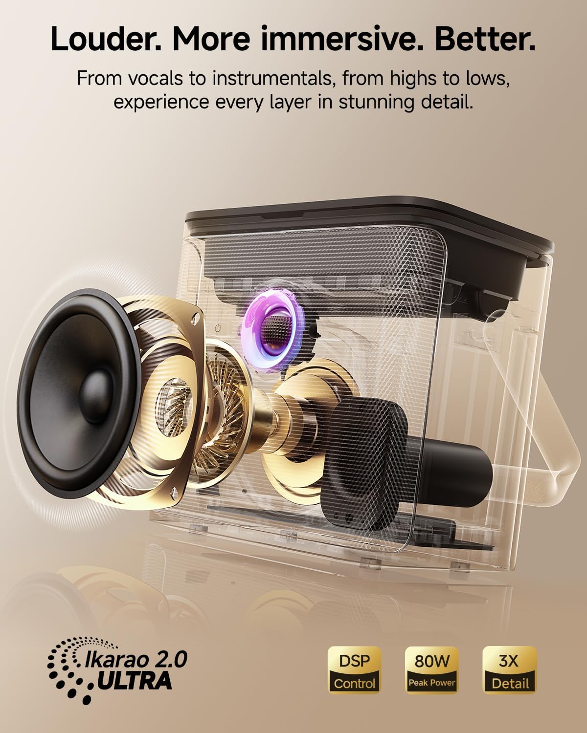 Ikarao S3 Karaoke Machine System With 7″ Touch Screen Wireless Mic - Image 17