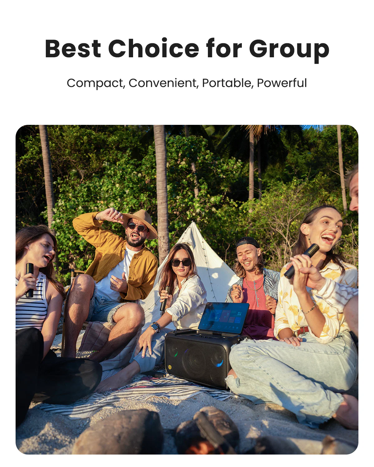 Ikarao Break X1 Karaoke Machine System With 13.3″ Touch Screen Wireless Mic - Image 9