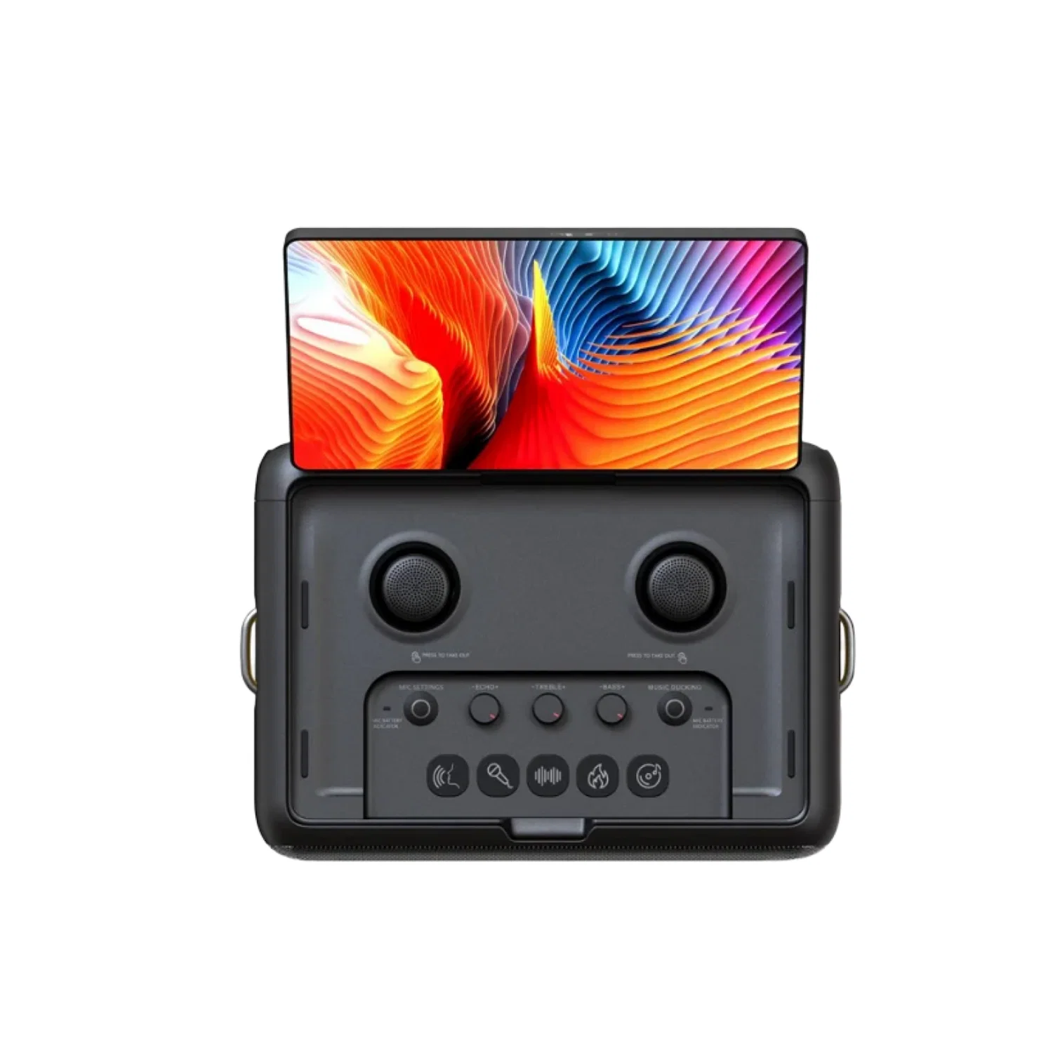 Ikarao Break X2 Karaoke Machine System With 10.1″ Touch Screen Wireless Mic - Image 10