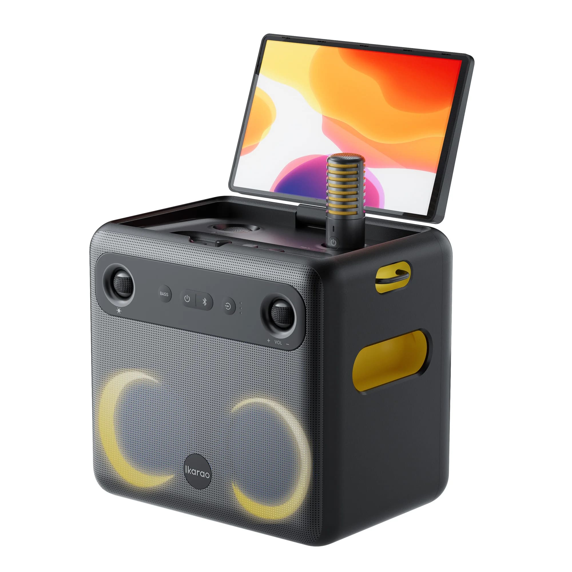Ikarao Break X2 Karaoke Machine System With 10.1″ Touch Screen Wireless Mic - Image 5