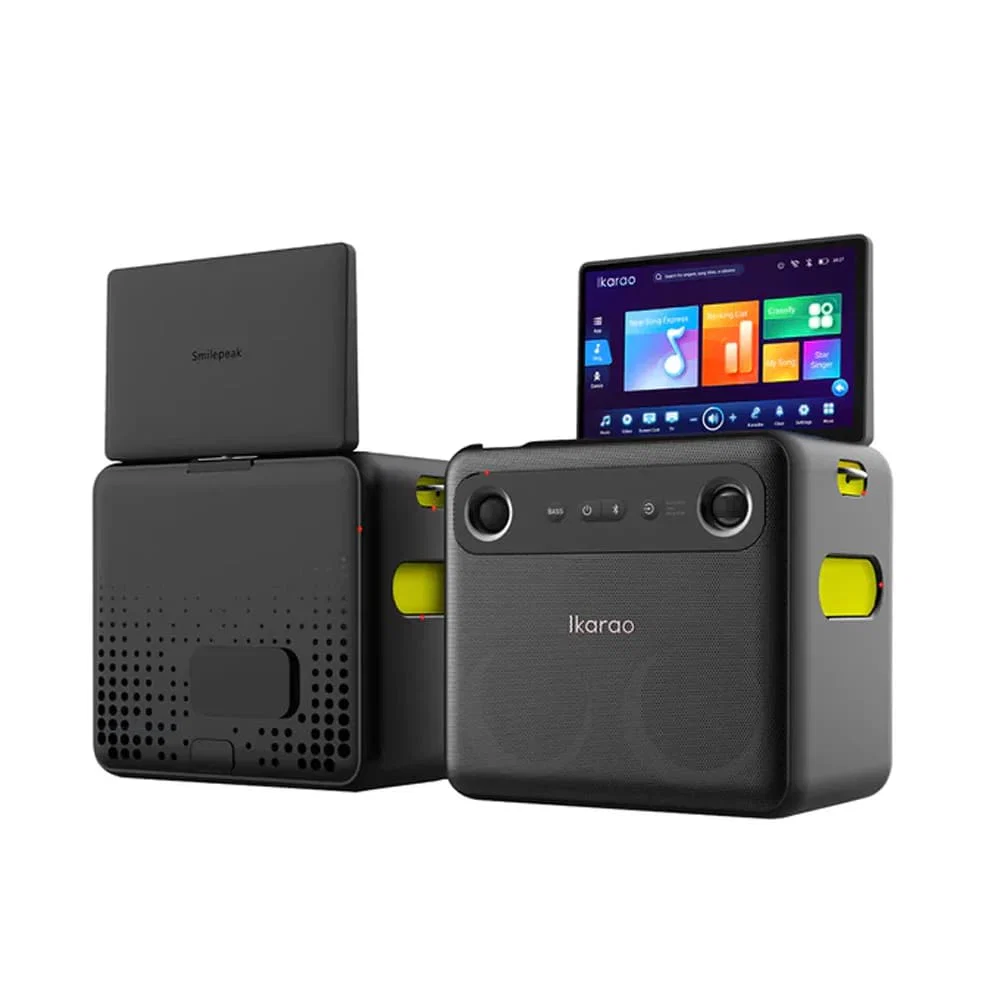 Ikarao Break X2 Karaoke Machine System With 10.1″ Touch Screen Wireless Mic - Image 6