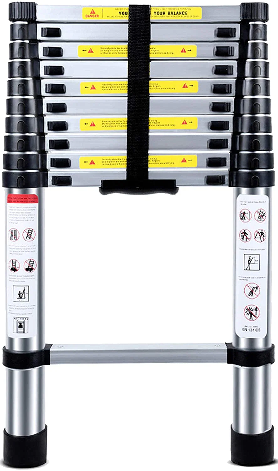 Ladder Telescopic Aluminium Extension Ladder 3.2m - Image 4