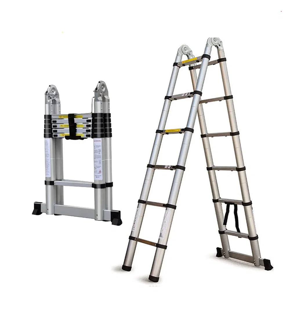 Ladder Telescopic Aluminum Extension 5m - Image 3