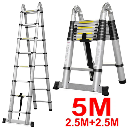 Ladder Telescopic Aluminum Extension 5m - Image 5