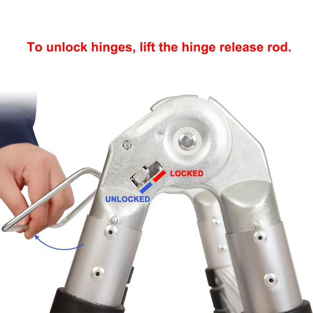 Ladder Telescopic Aluminum Extension 5m - Image 9