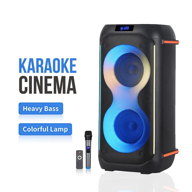 Bluetooth party speaker with microphone 2 x 6.5″ bass Partybox 610 - Image 10