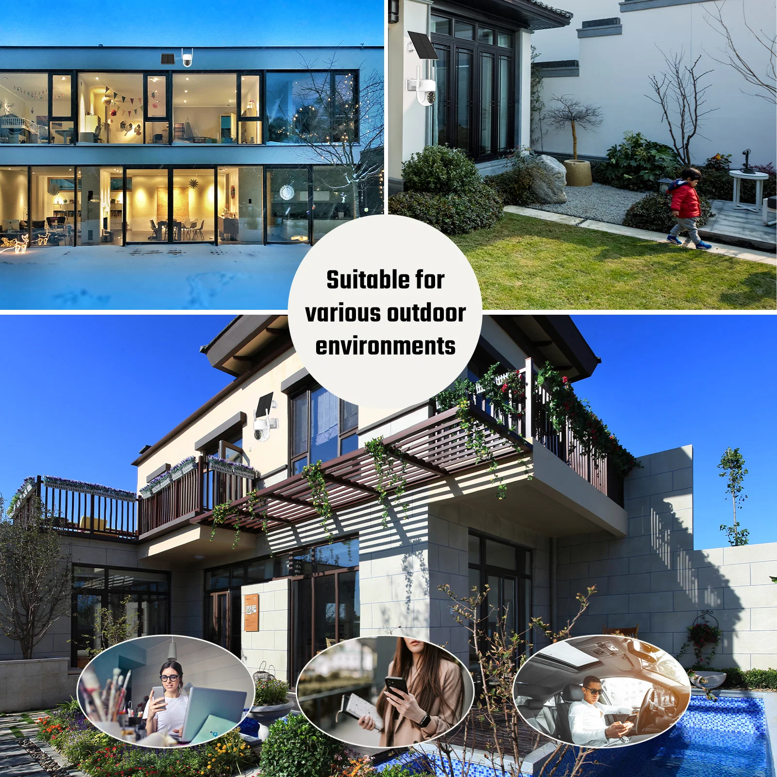 Wireless Security Camera SOLAR WIFI and battery powered free batteries and 64GB storage card - Image 11