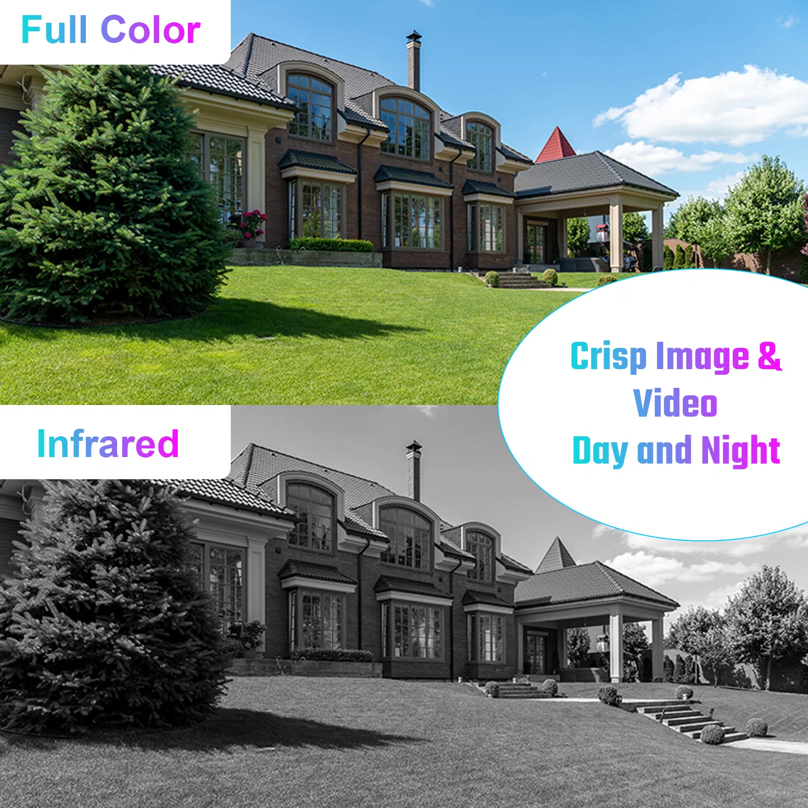 Wireless Security Camera SOLAR WIFI and battery powered free batteries and 64GB storage card - Image 8