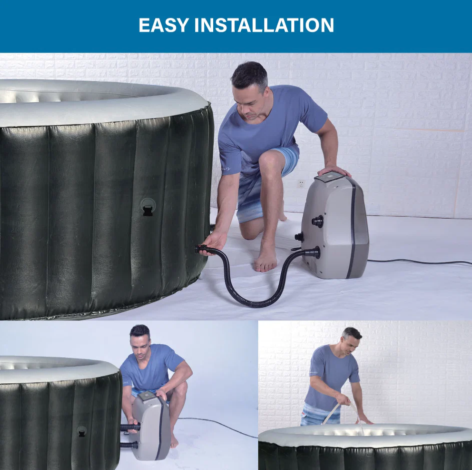 Avenli SPA London Portable Spa Heating Filtration System Inflatable Spa - Image 6