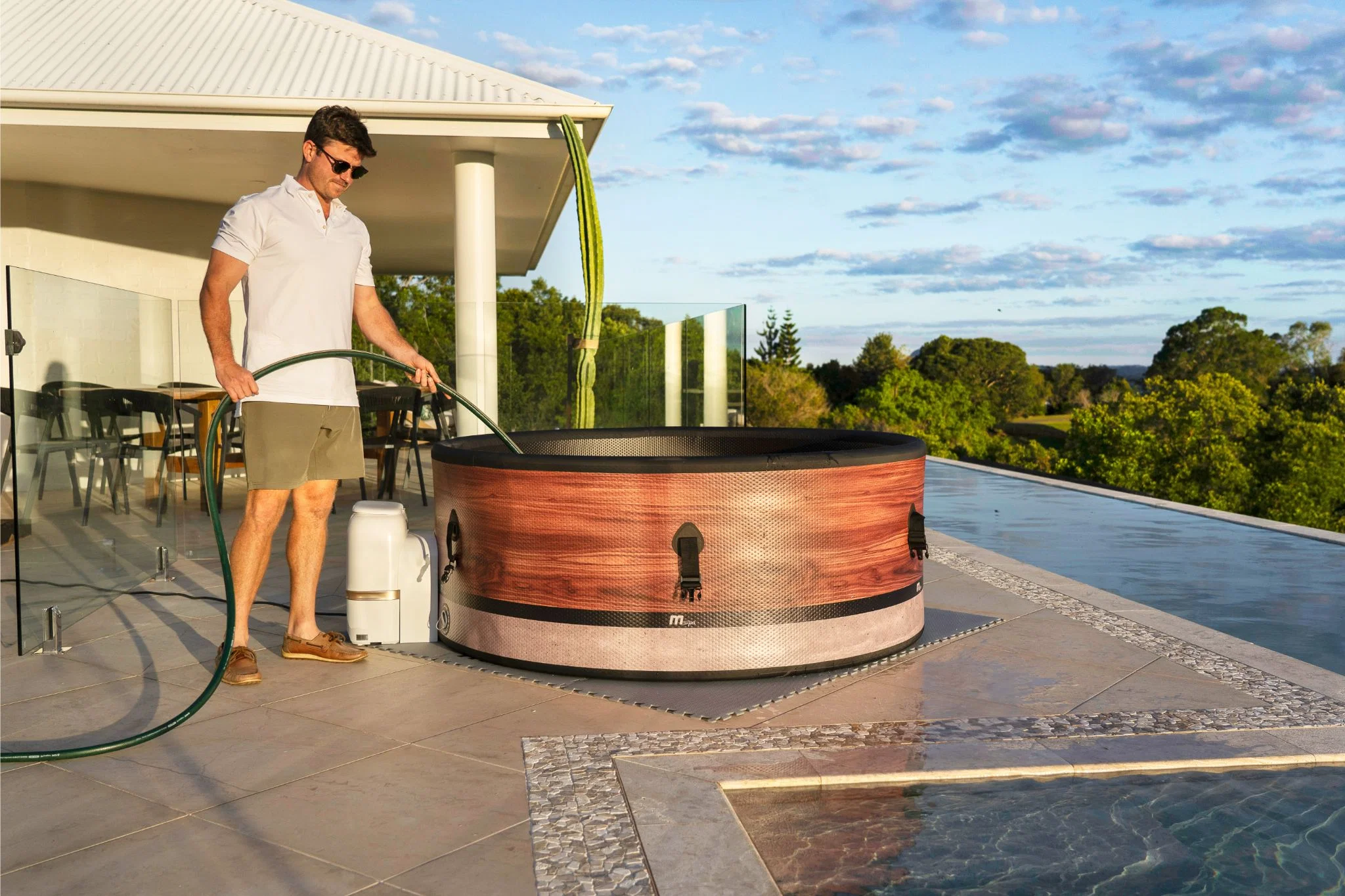 M Spa DUET-ECO Air Jet massage, filtration system, APP, Portable Spa - Image 12