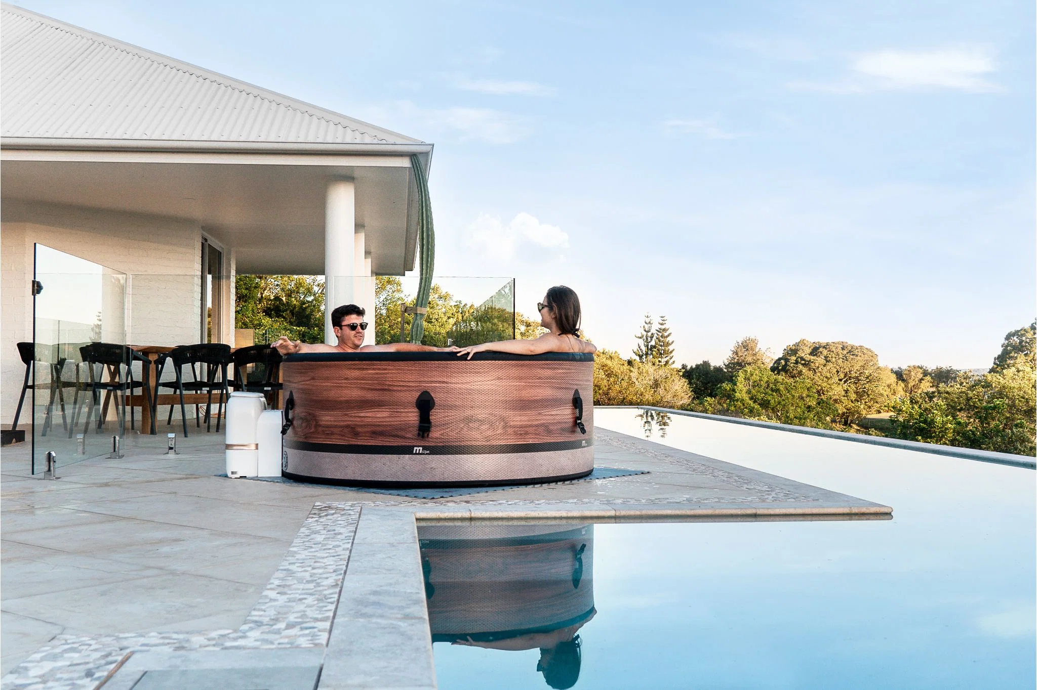 M Spa DUET-ECO Air Jet massage, filtration system, APP, Portable Spa - Image 13