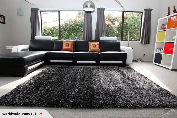 Storm Black Rug 2.3x1.6m - Image 3