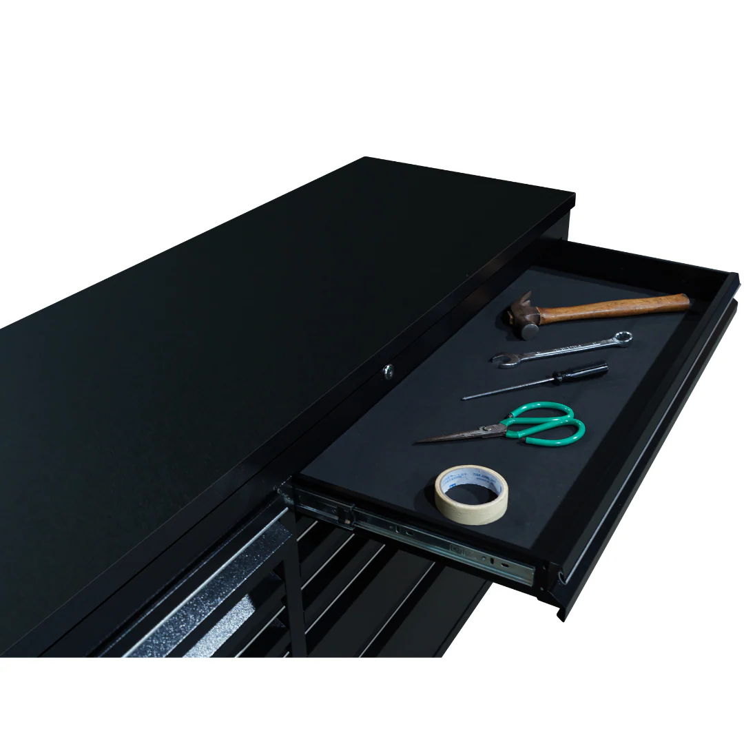 55 inch Black 10 Drawer Work Bench tool chest Tool Box Chest Cabinet - Image 4