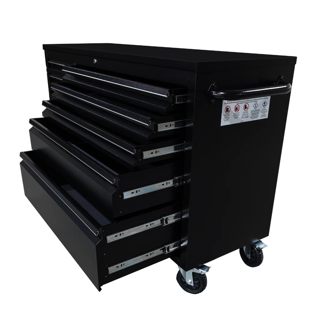 55 inch Black 10 Drawer Work Bench tool chest Tool Box Chest Cabinet - Image 6