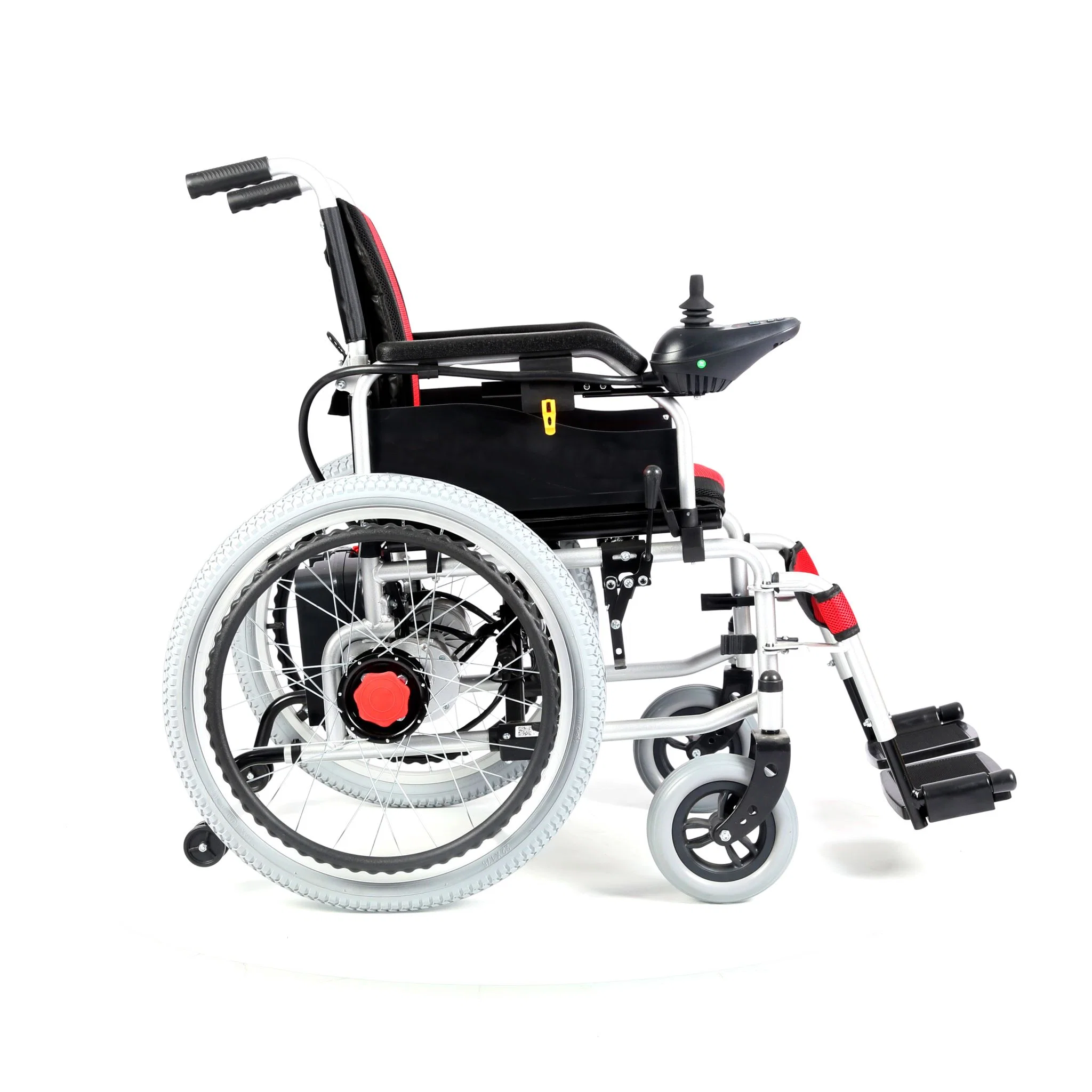 Foldable Electric Wheelchair With Joystick Control JRWD301X - Image 4