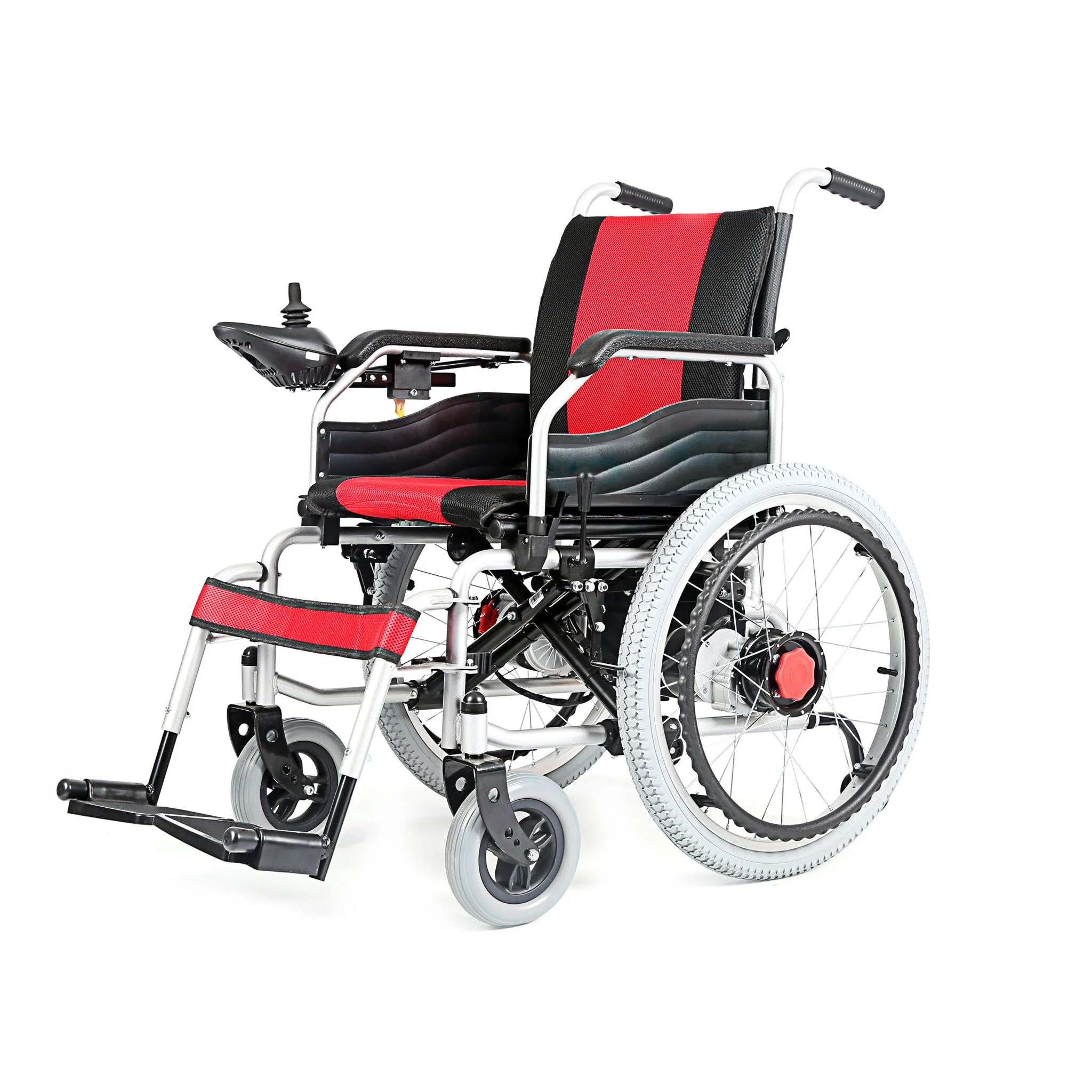 Foldable Electric Wheelchair With Joystick Control JRWD301X - Image 5